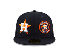 Load image into Gallery viewer, Houston Astros New Era Navy Patch Pride 59FIFTY Fitted Hat
