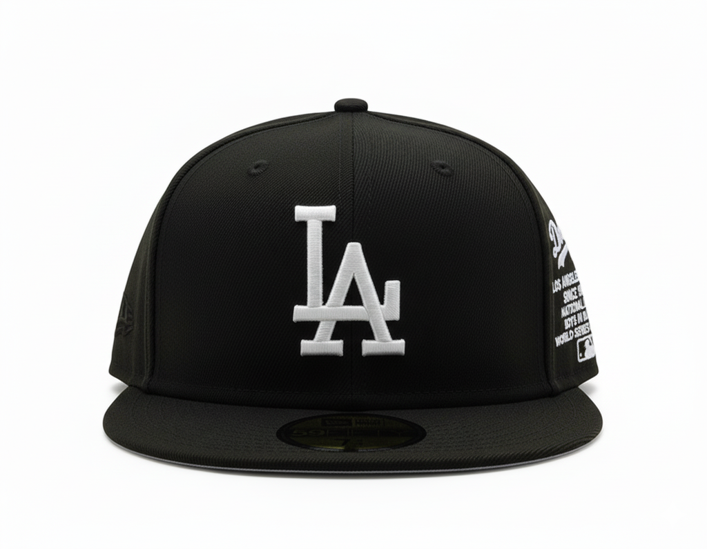 New Era Los Angeles Dodgers Team Side Patch 59FIFTY Black/