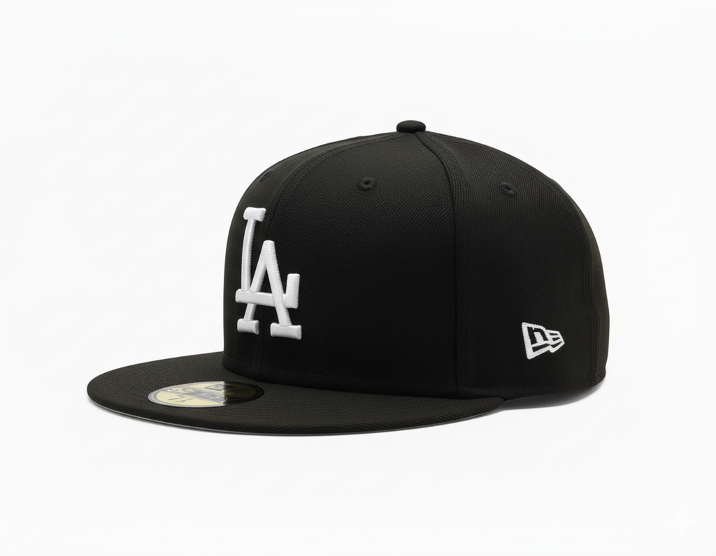 New Era Los Angeles Dodgers Team Side Patch 59FIFTY Black/