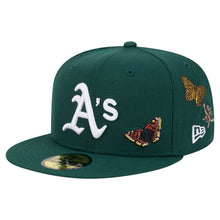 Load image into Gallery viewer, Athletics  FELT Green 59FIFTY Fitted