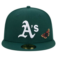 Load image into Gallery viewer, Athletics  FELT Green 59FIFTY Fitted