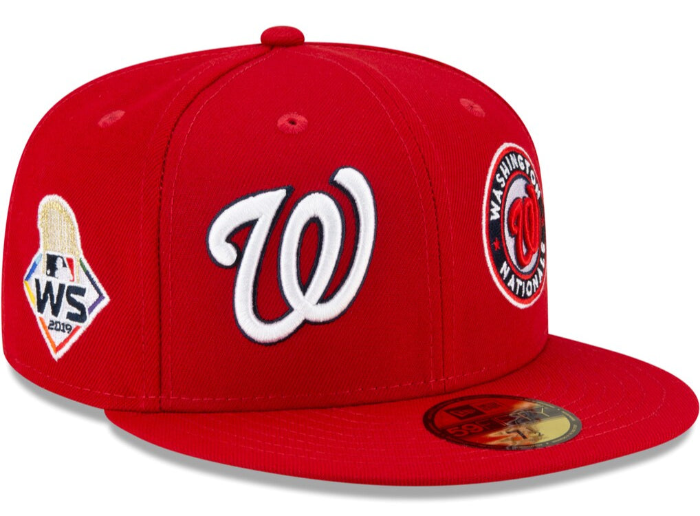 Washington Nationals New Era Red Patch Pride 59FIFTY Fitted Hat – Available at Capalots South Africa