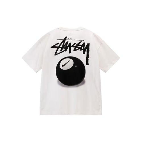 N x Stussy 8 Ball Tee 'White'