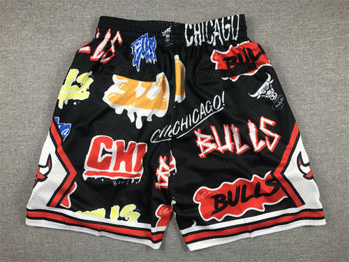 Chicago Bulls Graffiti Basketball Shorts