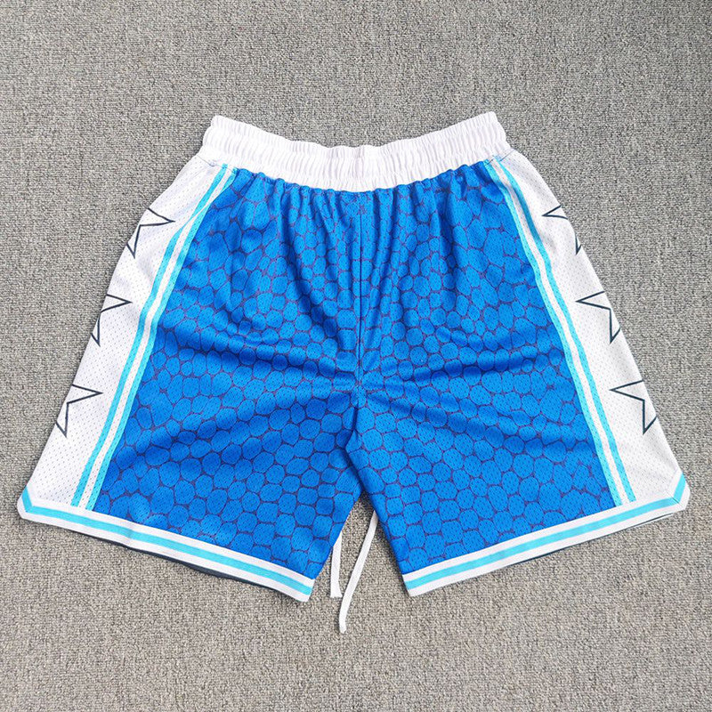 Blue & White Basketball Shorts