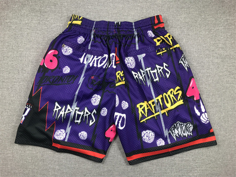 Raptors Graffiti Basketball Shorts 🏀