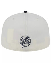 Load image into Gallery viewer, Men's Cream/Navy New York Yankees Lonestar 59FIFTY Fitted Hat