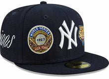 Load image into Gallery viewer, New York Yankees HISTORIC CHAMPIONS Navy Fitted Hat by New Era