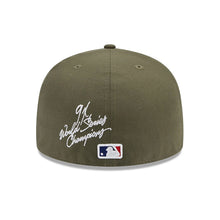 Load image into Gallery viewer, Oakland Athletics 59FIFTY MLB World Series Olive Cap