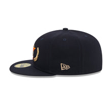 Load image into Gallery viewer, Houston Astros Gold Leaf Navy 59FIFTY Fitted Cap