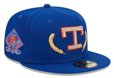 Texas Rangers Gold Leaf Blue
