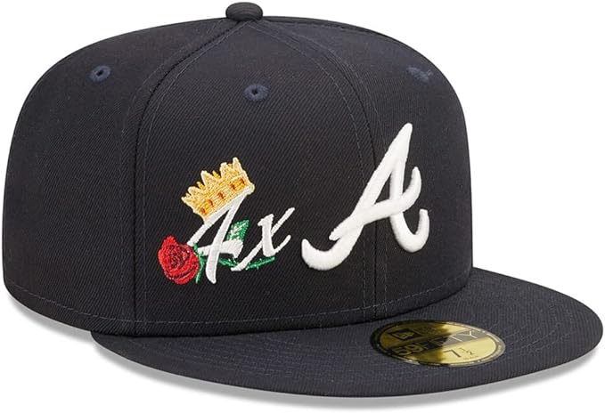 MLB Atlanta Braves New Era Navy 4x World Series Champions Crown