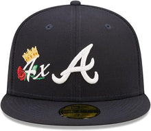 Load image into Gallery viewer, MLB Atlanta Braves New Era Navy 4x World Series Champions Crown