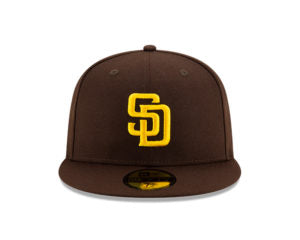 San Diego Padres New Era Brown Authentic Collection On-Field