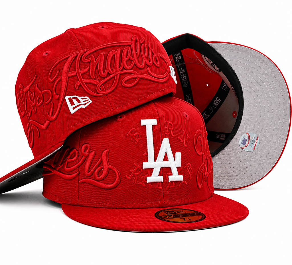Los Angeles Dodgers Red Script 59FIFTY