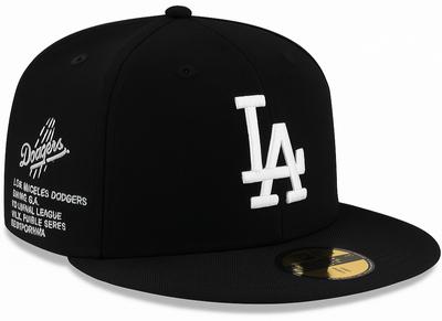 New Era Los Angeles Dodgers Team Side Patch 59FIFTY Black/
