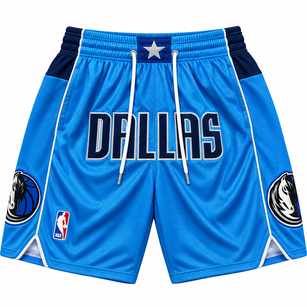 Dallas Blue Basketball Shorts