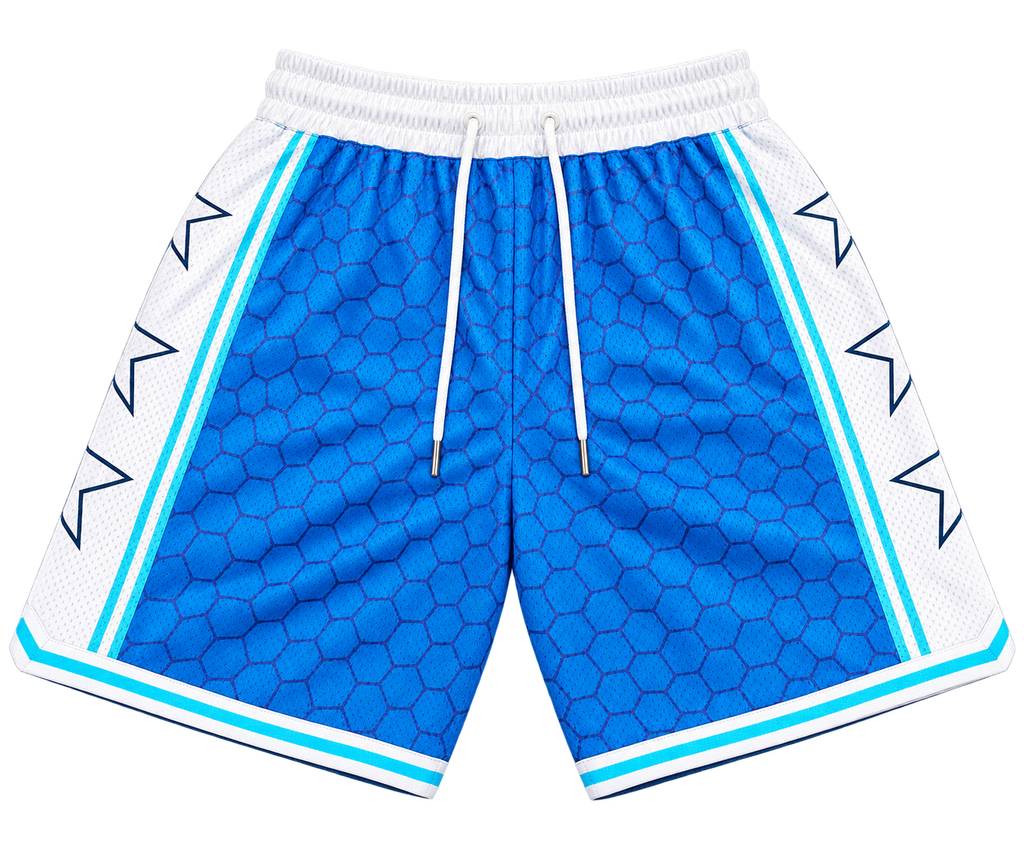 Blue & White Basketball Shorts