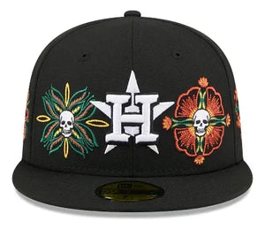 Houston Astros Day of the Dead Sugar Skull Mascot 59FIFTY Fitted