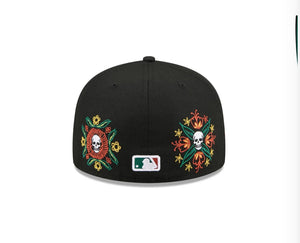 Houston Astros Day of the Dead Sugar Skull Mascot 59FIFTY Fitted