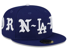 Load image into Gallery viewer, Men&#39;s Los Angeles Dodgers New Era Born x Raised Royal Wrap Around 59FIFTY Fitted Hat