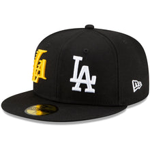 Load image into Gallery viewer, Los Angeles Dodgers x Los Angeles Lakers New Era Black 2020 Dual Champions 59FIFTY