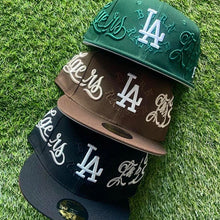 Load image into Gallery viewer, Men&#39;s Los Angeles Dodgers New Era Born x Raised Royal Wrap Around 59FIFTY Fitted Hat
