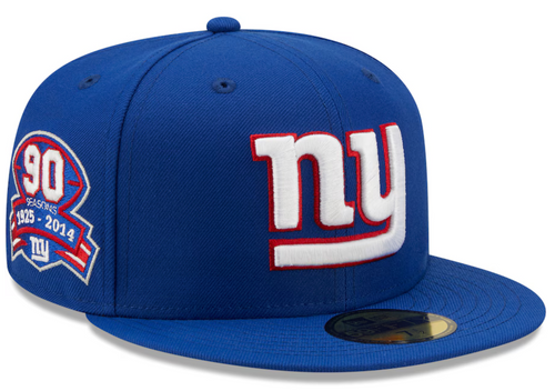 New Era Royal New York Giants Team 90th Anniversary