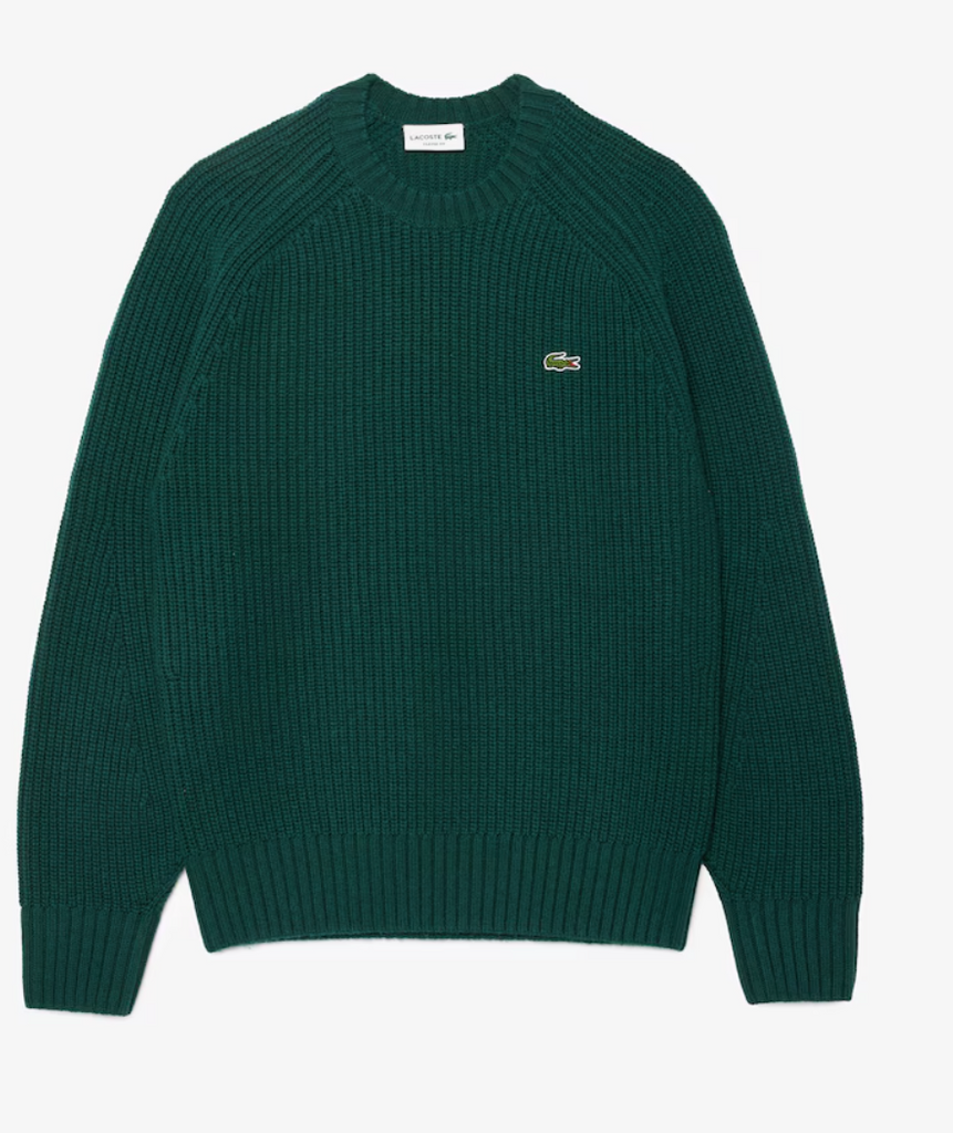 Thick Wool Crew Neck Sweater