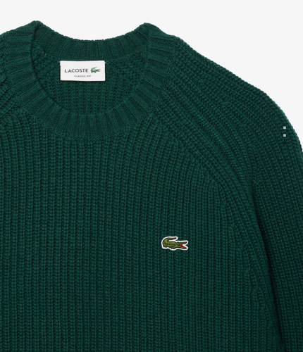 Thick Wool Crew Neck Sweater
