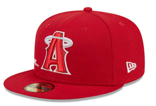 MLB Red Los Angeles Angels City Connect Icon Fitted Hat