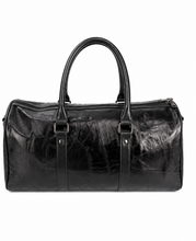Load image into Gallery viewer, Midnight Patchwork Leather Duffle Bag