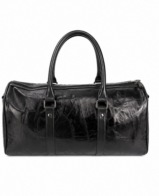 Midnight Patchwork Leather Duffle Bag