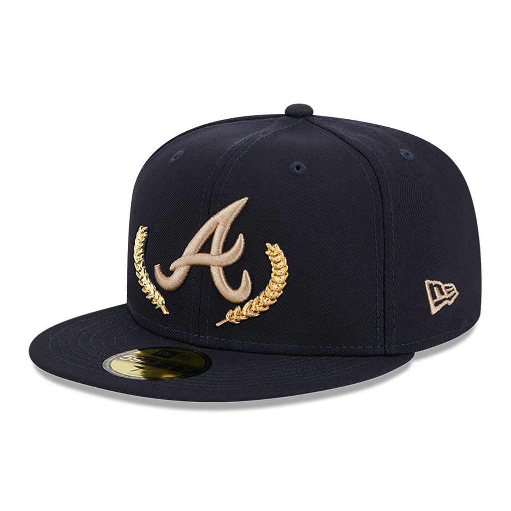 Atlanta Braves Gold Leaf Navy