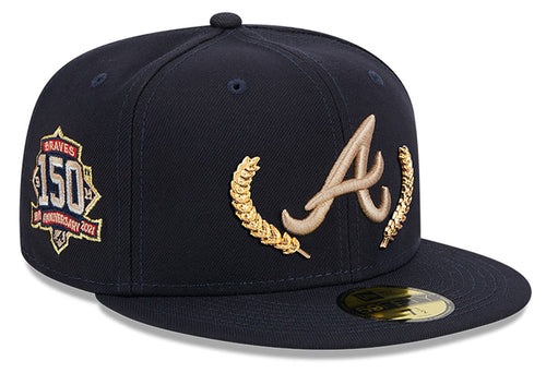 Atlanta Braves Gold Leaf Navy