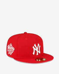 New York Yankees World Series Sidepatch Grey Under Fitted Hat