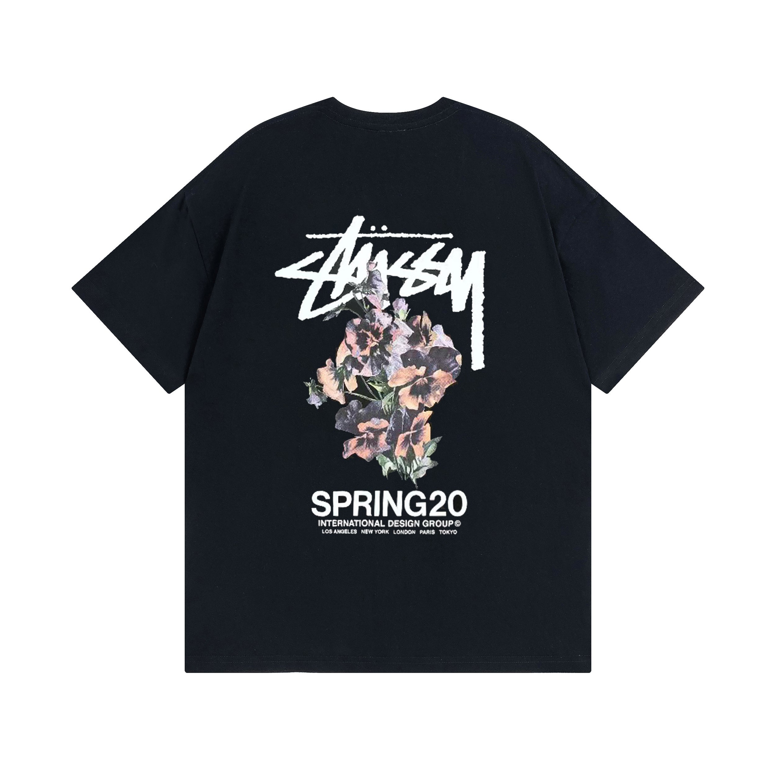 ★人気★【STUSSY】★Stussy Bouquet T-Shir.t Black★ ☆人気☆【STUSSY】☆Stussy Bouquet T-Shir.t Black☆ (STUSSY