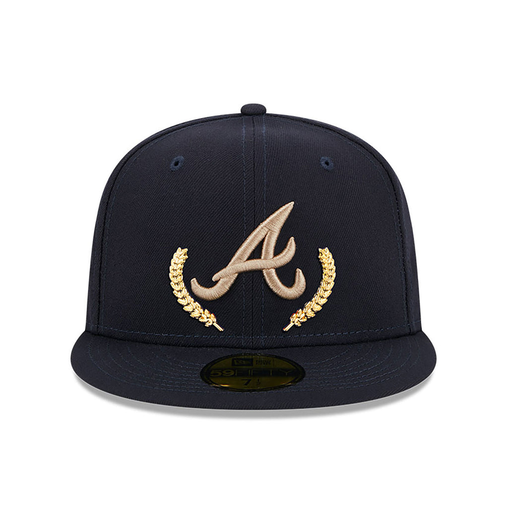 Atlanta Braves Gold Leaf Navy