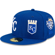 Load image into Gallery viewer, New Era Kansas City Royals Mens Blue Patch Pride 59FIFTY Fitted Hat