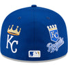 New Era Kansas City Royals Mens Blue Patch Pride 59FIFTY Fitted Hat