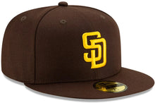 Load image into Gallery viewer, San Diego Padres New Era Brown Authentic Collection On-Field